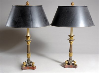 Lot 426 - Pair of Neoclassical Style Gilt and...