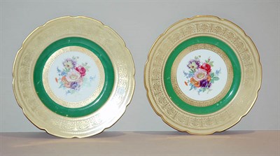 Lot 460 - Meissen Style Porcelain Serving Dish; Together...