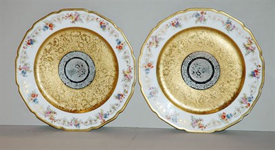 Lot 456 - Set of Twelve Limoges Porcelain Service Plates...