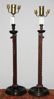 Lot 203A - Two Georgian Style Mahogany Rachet Style Floor...