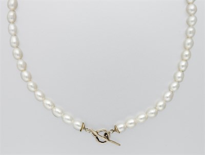 Lot 382 - Biwa Pearl Necklace