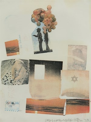 Lot 4381 - Robert Rauschenberg SUPPORT Color screenprint,...
