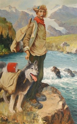 Lot 3052 - Harvey B. Goodale American, 1900-1980 Man with...