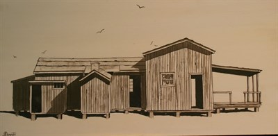 Lot 1033 - J. Cromartie American, 20th Century (i) Beach...