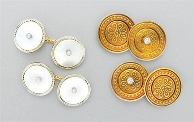Lot 3176 - Two Pairs of Cufflinks