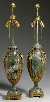 Lot 3265 - Pair of Louis XVI Style Gilt-Metal Mounted...