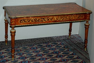 Lot 4490 - Louis XVI Style Gilt-Metal Mounted Marquetry...