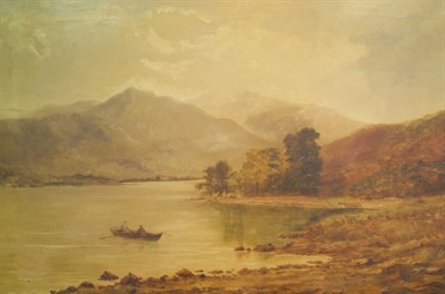 Lot 22 - Robert Gallon British, 1845-1925 Crossing the...