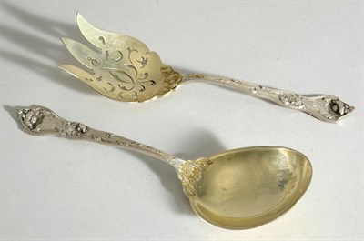 Lot 4605 - Reed & Barton Sterling Silver Salad Set In the...