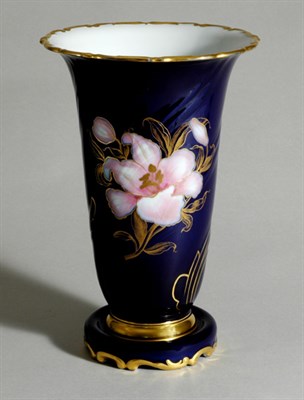 Lot 4627 - Hutchenreuter Floral Decorated Cobalt...