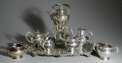 Lot 371A - Gorham Silver Six-Piece Tea and Coffee Service...