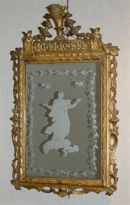 Lot 2184A - Italian Neoclassical Gilt-Wood Mirror Late...