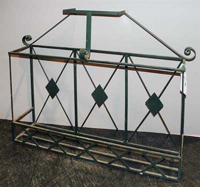 Lot 4470 - Painted Iron Flower Pot Rack
