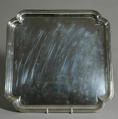 Lot 4608 - English Silver Footed Salver S.J. Shrubsole,...
