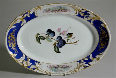 Lot 4641 - Continental Porcelain Fruit and Floral...