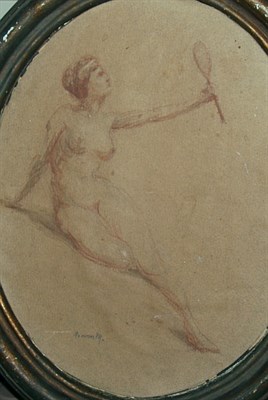 Lot 1065 - Attributed to Adolf von Menzel Female Nudes:...