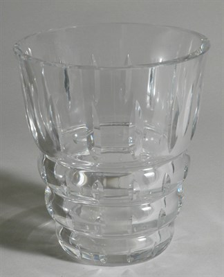 Lot 4655 - Baccarat Crystal Wine Cooler Height 8 inches.