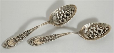 Lot 4658 - Pair of American Sterling Silver Serving...