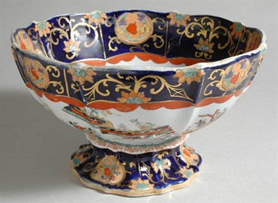 Lot 4663 - Masons Pottery Compote In the Imari palette....