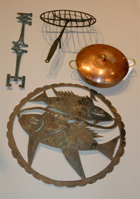 Lot 4235 - Miscellaneous Group of Metal Decorations and...