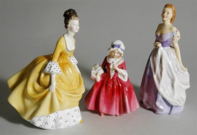 Lot 4669 - Three Royal Doulton Porcelain Figures...