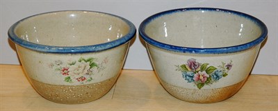 Lot 4184 - Pair of Ceramic Bowls Monroe Salt Works