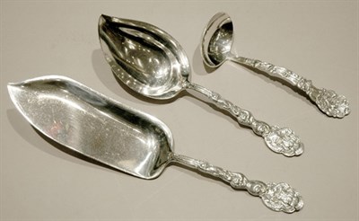 Lot 4690 - Three Gorham Sterling Silver Serving Articles...