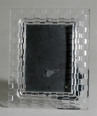 Lot 4693 - Stuart Crystal Picture Frame Height 10 inches,...