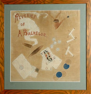 Lot 4697 - Needlework Picture Reveries of a Bachelor...
