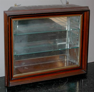Lot 4700 - Mahogany and Glass Hanging Vitrine Height 17...