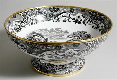 Lot 4707 - Spode Porcelain Transfer Decorated Center Bowl...