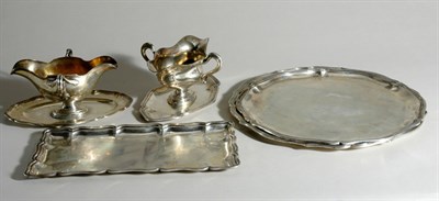 Lot 4292 - Group of German Silver Serving Articles...