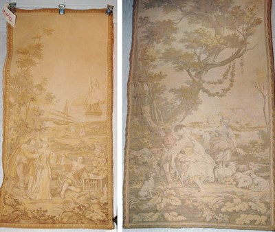 Lot 4519 - Two Machine Made Jacquard Loom Tapestries...