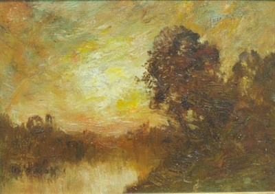 Lot 91 - Edward Gay American, 1837-1928 Evening Glow...