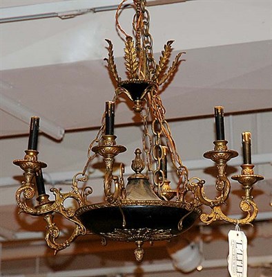Lot 507 - Empire Style Gilt and Patinated-Metal...