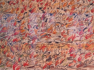 Lot 79 - Esaban Soriano 20th Century Atomic Chaos...