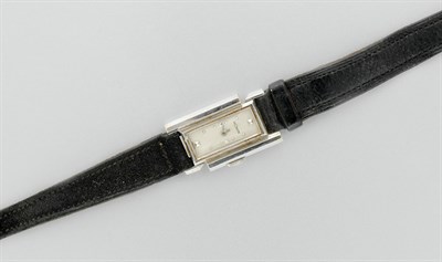 Lot 3372 - White Gold Wristwatch