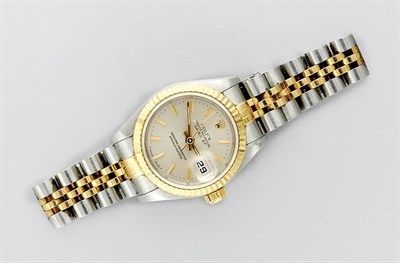 Lot 3382 - Stainless Steel and Gold Wristwatch