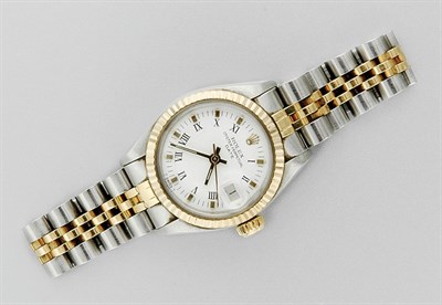 Lot 3355 - Stainless Steel and Gold Wristwatch
