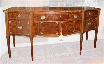 Lot 494 - Federal Style Inlaid Mahogany Sideboard Height...