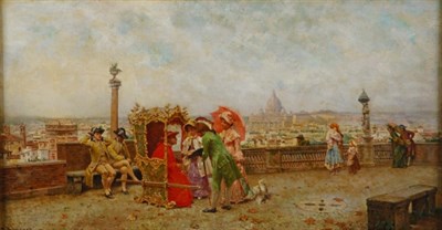 Lot 1017 - Luis Alvarez Catala Spanish, 1836-1901 View of...