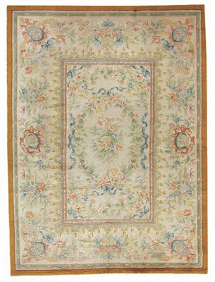 Lot 3775 - Savonnerie Style Carpet India, mid 20th...