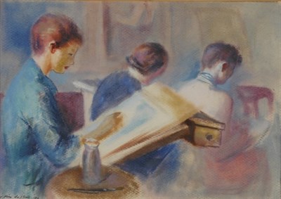 Lot 1290 - Guy Pene du Bois American, 1884-1958 Du Bois...