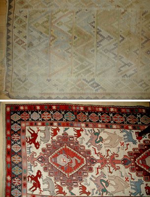 Lot 4518 - Two Flat Woven Rugs Comprising a Romanian...