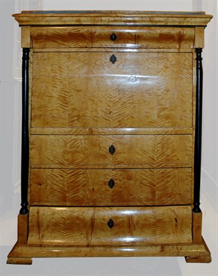 Lot 274 - Biedermeier Style Ebonized and Satinwood...