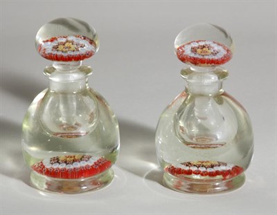 Lot 4719 - Pair of Millefiore Decorated Stoppered Dresser...