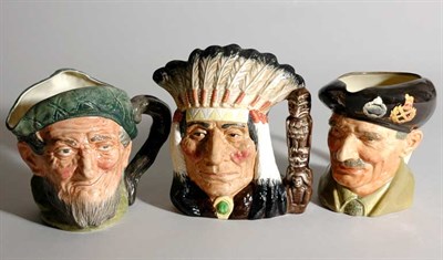 Lot 4727 - Three Royal Doulton Character Jugs Including...