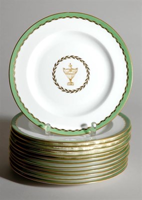 Lot 4728 - Set of Twelve Royal Crown Derby Porcelain...