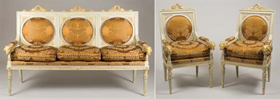Lot 3158 - Swedish Neoclassical Style Painted and Parcel...