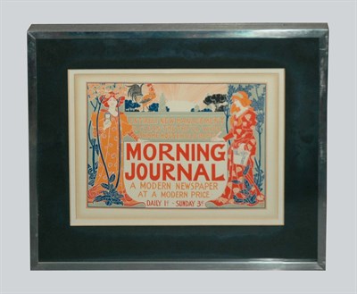 Lot 4123 - Louis John Rhead MORNING JOURNAL Color...